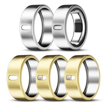 Imagem de Pacote com 5 capas compatíveis com Oura Ring Gen 4, Gen 3 Horizon/Heritage tamanho 7