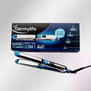 Imagem de Prancha Dermylife Titanium Pro750 - 2 em 1 - Original , Bivolt