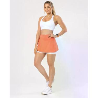 Imagem de Shorts Saia Esportivo Feminino Selene UV50+ Academia Corrida Beach Ten