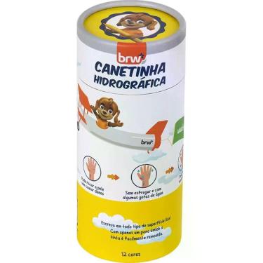 Imagem de Caneta Hidrografica ULTRA Lavavel 12CORES POTE-12 - BRW