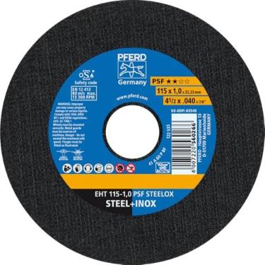 Imagem de Disco de Corte para Inox PFERD EHT PSF STEELOX 115-1,0