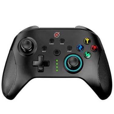 Imagem de Controle Gamer Kalkan Tyr Preto PC Switch Android Ios