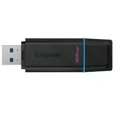 Imagem de Pen Drive 128GB Kingston DataTraveler Exodia, USB 3.2, Preto e Azul -