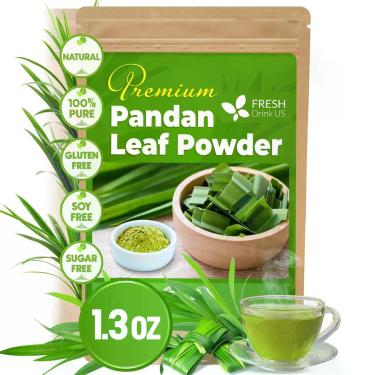 Imagem de Pó de Folha de Pandan FRESHDRINKUS 37 g Natural Vegano