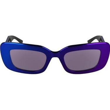 Imagem de KARL LAGERFELD Óculos de sol retangulares KL6164S feminino, roxo espelhado, Einheitsgröße, Roxo espelhado, Einheitsgröße