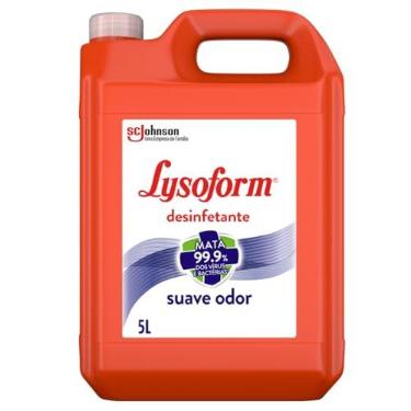 Imagem de Lysoform Suave Odor, Desinfetante Líquido, Limpeza Casa, 5L