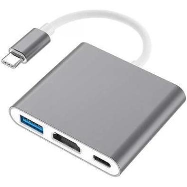 Imagem de HDMI Type-c Usb 3.0 Adaptador Dock HDMI Conversor