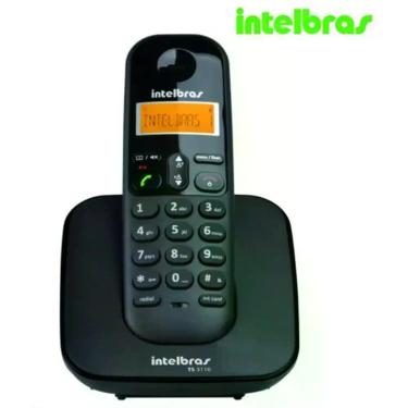 Imagem de Telefone Intelbras Sem Fio TS3110 Preto 4123110