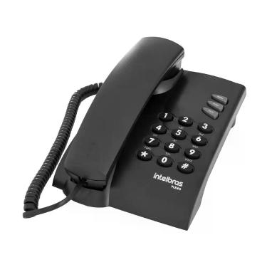 Imagem de Telefone com Fio Intelbras Pleno Preto, Preto