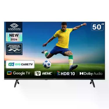 Imagem de Smart TV 50 4K UHD DLED GTV BR50G3UA 50G3FN HDR10 60 Hz - Vizzion, 50"
