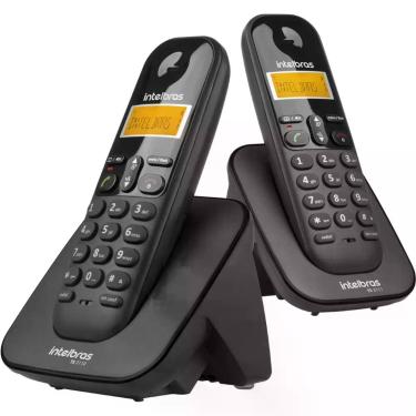 Imagem de Telefone Sem Fio Com Ramal Extra Ts 3112 Preto Intelbras, Preto