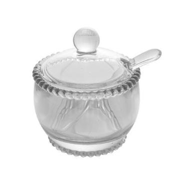 Imagem de Açucareiro de Cristal c/ Colher Pearl - Wolff