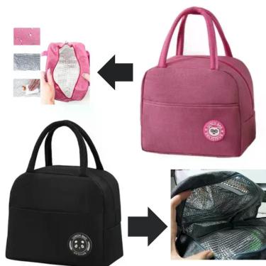 Imagem de Volta ás Aulas Bolsa Térmica Escolar - Generico, Rosa