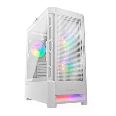 Imagem de Gabinete Cougar, Air Face, Lateral De Vidro Transparente, C/3 Fans, Branco, RGB - 385zd10.0005