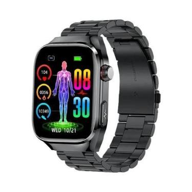Imagem de Smartwatch 2025 Com ECG, PPG, HRV, Monitor De Pressão Arterial, Gordur