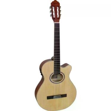 Imagem de Violão Giannini Gnf1d Mini Jumbo Nylon Natural Fosco [f002]