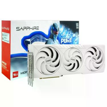 Imagem de Placa de Vídeo Sapphire Gaming Pure OC RX9070 XT 16GB GDDR6 Ray Tracing RDNA 3