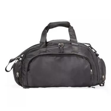 Imagem de Bolsa Mochila Fitness Academia Tecido Liso Esportiva Multifuncional pa