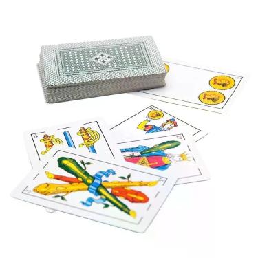 Imagem de Kit 8 Baralhos Espanhol Truco 50 Folhas de Papel para Jogos Tradicionais Gici Sports