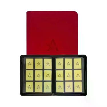 Imagem de Pasta De Cartas Preta Com 9 Bolsos, Capacidade Para 720 Cartas MTG TCG
