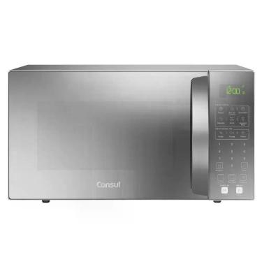 Imagem de Micro-ondas Bancada Consul CMS46AR 32L 900W Descongelamento Inteligente Tira Odor 6 Receitas Cinza 220V