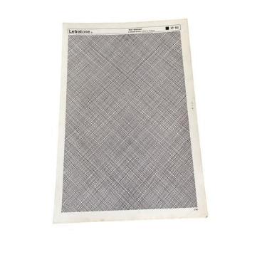 Imagem de Letraset Letratone Folha 25 X 38cm Retícula Adesiva LT93