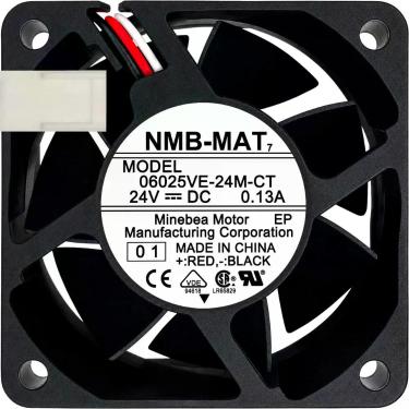 Imagem de Microventilador 06025VE-24M-CT 24V 0.13A 3.12W 3L 3P 6025 B2 - NMB