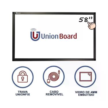 Imagem de Moldura/Lousa Interativa Touchscreen Unionboard 58