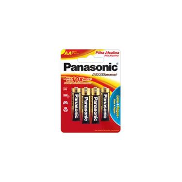Imagem de Pilha Alcalina Pequena AA - 6 Unidades Panasonic