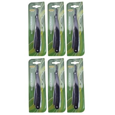 Imagem de Kit 6 Navalhete Profissional Aço Carbono 074 - Sekich