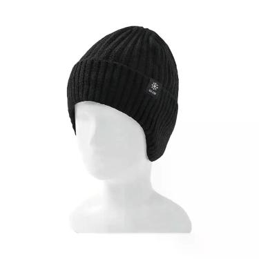 Imagem de Gorro De Lã Quente Para O Inverno Masculino, Tricotado E Espesso, Com 