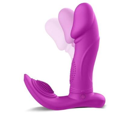 Imagem de Vibrador Wiggling Wearable Mimic Finger - SEXY SLAVE Brinquedos sexuais para adultos vibrador de calcinha silenciosa, 3 vibrações e 7 vibrações, vibrador ponto G, brinquedos sexuais para mulheres