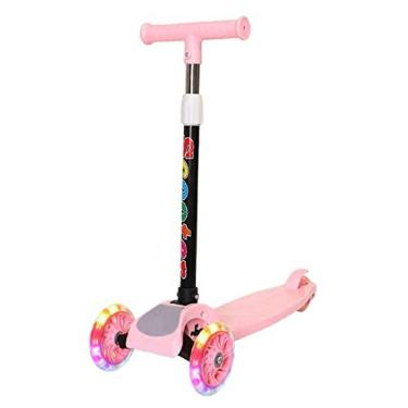 Imagem de Scooter de criança, Scooter para crianças de 2 a 8 anos, Scooter e dobrável para crianças, patinete com altura ajustável para exercitar o equilíbrio e a coordenação Puchen