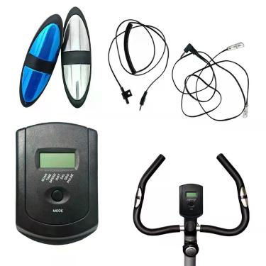 Imagem de Painel Visor LCD SU-CONTR com Sensor Cardíaco para Bicicleta Spinning Branco Leva Pro Pet