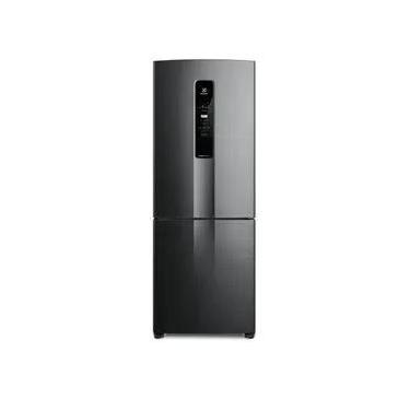 Imagem de Geladeira Electrolux IB7B Frost Free Inverse Efficient com AutoSense Black Inox - 490L