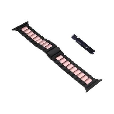 Imagem de Pulseira De Aço Inoxidável De 46mm 49mm Para Apple Watch Ultra, Bracel