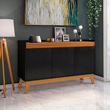 Imagem de VIANOSSA - Buffet Aparador 3 Portas Ripado Astúrias 136cm