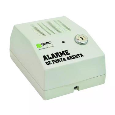 Imagem de Alarme Ipec Porta Aberta Monitora 1 Porta-Portão com Indicação Sonora e Visual no LED e Sirene Interna Bivolt Ipec