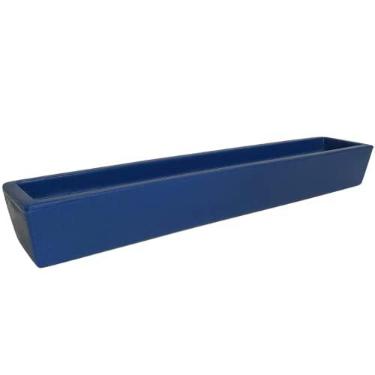 Imagem de Jardineira Para Plantas 80cm Floreira De Polietileno Azul