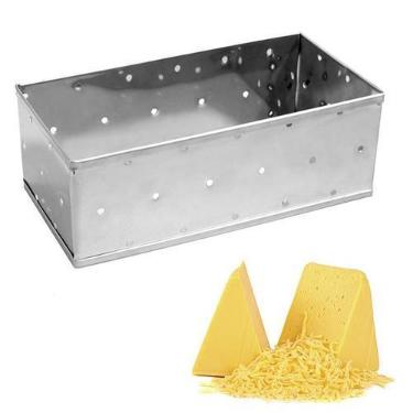 Imagem de Forma Para Queijo Retangular Inox 1,5kg Malta