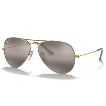 Imagem de Ray-Ban Aviator RB3025 9154AH - Cinza/Cinza Gradiente Espelhado