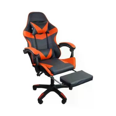 Imagem de Cadeira Gamer Stillus Oficial Apoio Pés Preto-vermelho