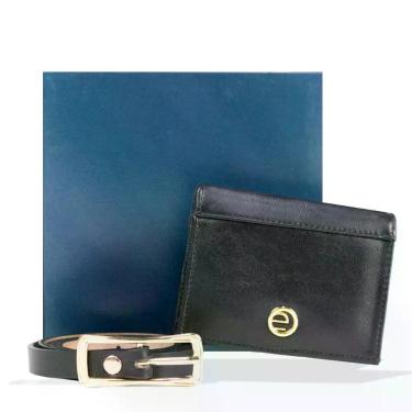 Imagem de Carteira com Cinto Couro Essence Le Postiche, Preto