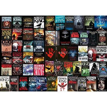 Imagem de Quebra-cabeças Qishop de 1000 peças grandes para adultos, 76 × 50 cm, para crianças e adolescentes a partir de 12 anos de idade. Arte de quebra-cabeça difícil para homens e mulheres (romance de horror)