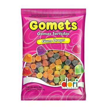 Imagem de Bala de Goma Gomets Gum Drops Sortidas - 700g - Dori
