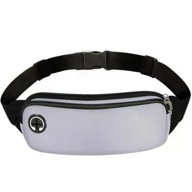 Imagem de Pochete Esportiva Impermeável Multicamadas para Corrida - oem, Cinza