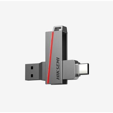 Imagem de Pendrive Hiksemi Dual Slim 32GB com conexão USB C e USB A