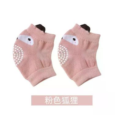 Imagem de Joelheiras Gatinha Resistente a Choques Algodão Puro Costura Reforçada Rosa 5 Pares OEM
