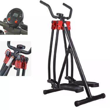 Imagem de Elíptico Simulador de Caminhada Air Walk Trainer Movimento Suave Baixo Impacto Monitor Digital Kangur