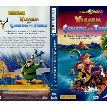 Imagem de viagem ao centro da terra desenho dvd